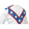 Evel The Legendary Daredevil Special Edition White Leather Two Piece Motorcycle Suit